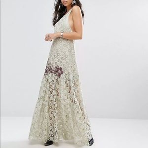 *SOLD* Free People Lace Maxi Dress
